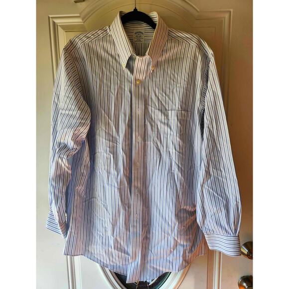 Brooks Brothers Slim Fit Size 16-33 100% Cotton - Picture 1 of 4